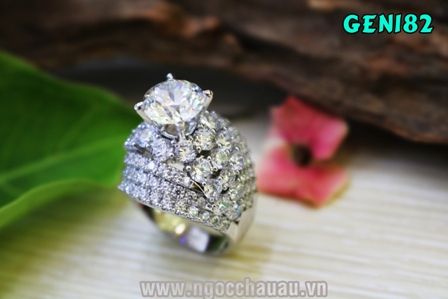 Nhẫn nữ Vàng Ý GEN182-2