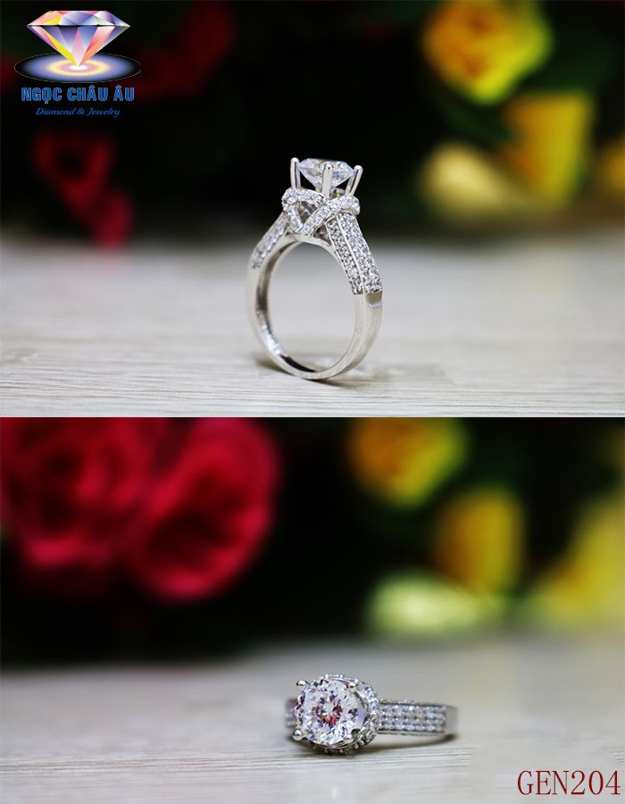 Nhẫn nữ Vàng Ý GEN204