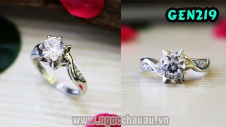Nhẫn nữ Vàng Ý GEN219