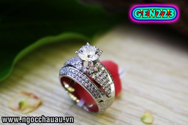 Nhẫn nữ Vàng Ý GEN223