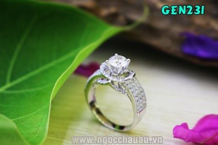Nhẫn nữ Vàng Ý GEN231