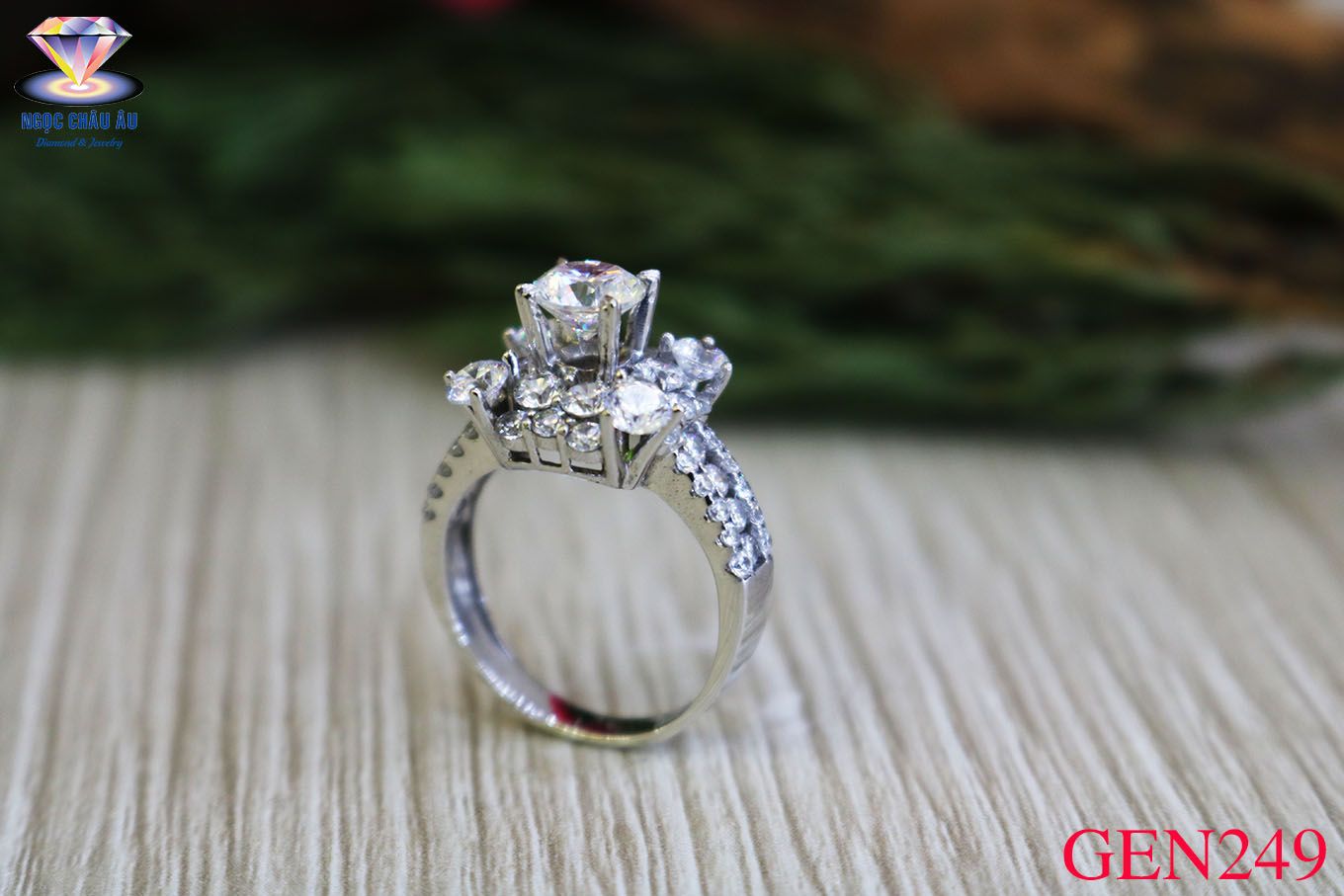 Nhẫn nữ Vàng Ý GEN249