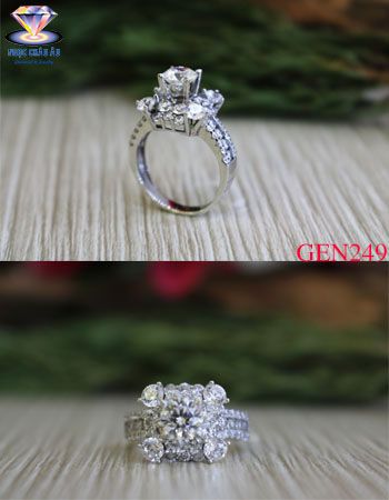 Nhẫn nữ Vàng Ý GEN249