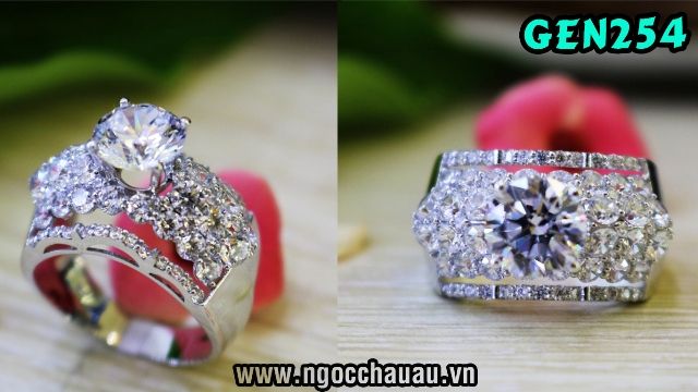 Nhẫn nữ Vàng Ý GEN254