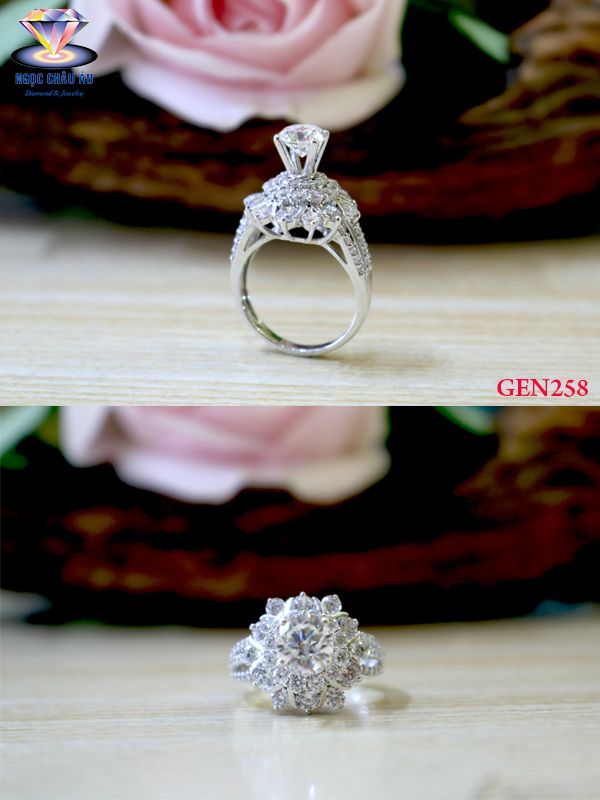 Nhẫn nữ vàng ý GEN258