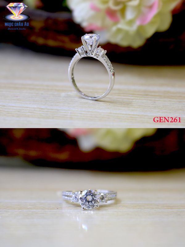 Nhẫn nữ Vàng Ý GEN261