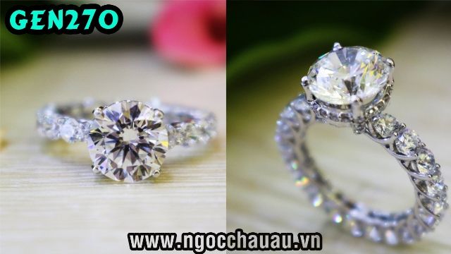 Nhẫn nữ Vàng Ý GEN270
