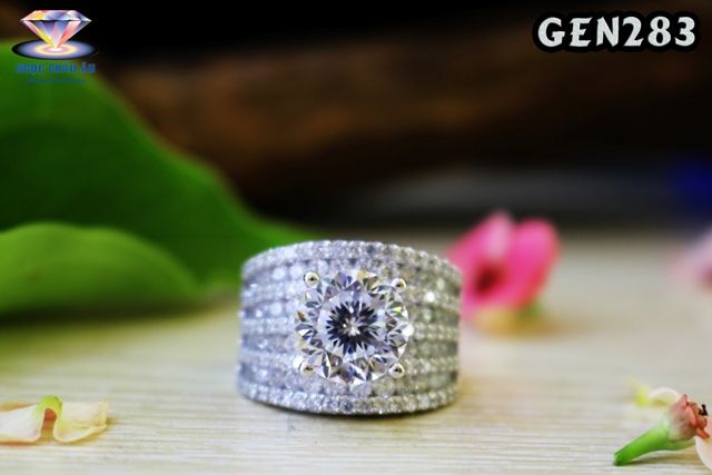 Nhẫn nữ Vàng Ý GEN283