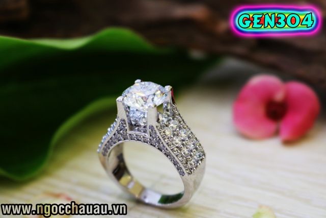 Nhẫn nữ Vàng Ý GEN304