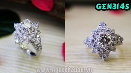 Nhẫn nữ vàng ý GEN314