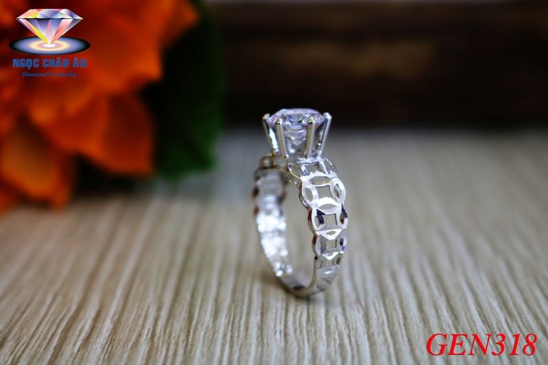Nhẫn nữ vàng ý GEN318