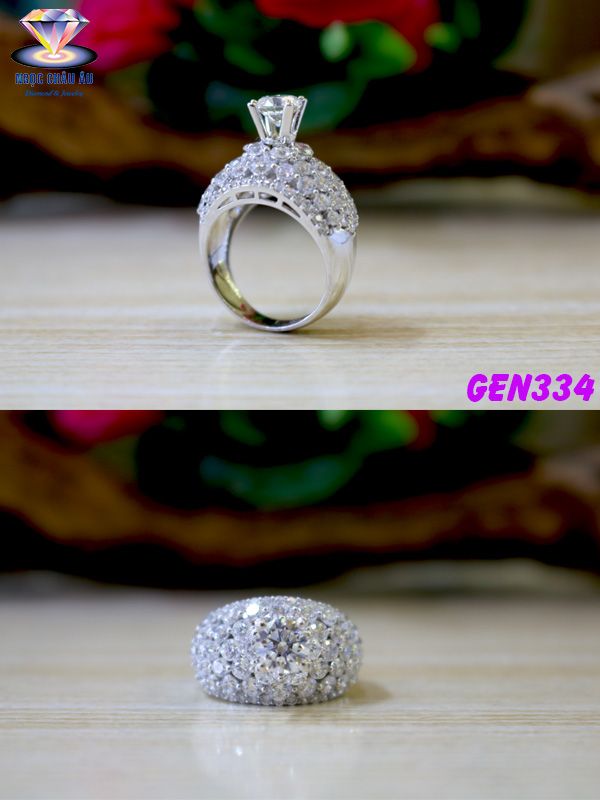 Nhẫn nữ vàng ý GEN334