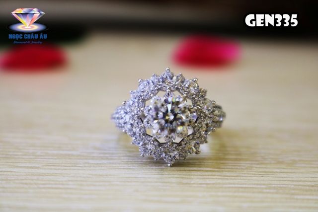 Nhẫn nữ Vàng Ý GEN335