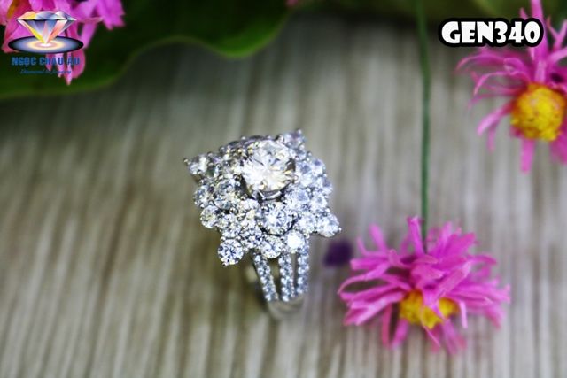 Nhẫn nữ Vàng Ý GEN340