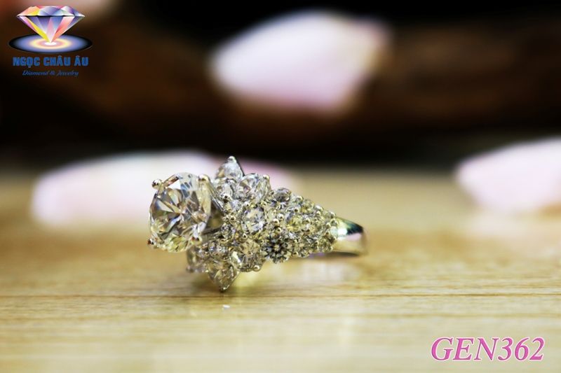 Nhẫn nữ Vàng Ý GEN362
