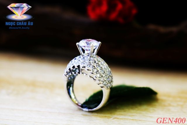Nhẫn nữ Vàng Ý GEN400