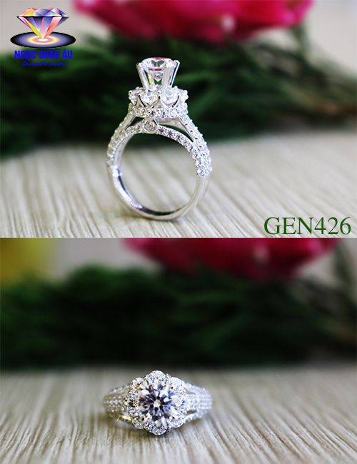 Nhẫn nữ Vàng Ý GEN426