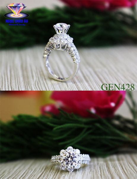  Nhẫn nữ Vàng Ý GEN428 