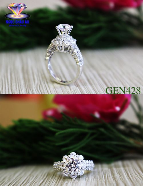 Nhẫn nữ Vàng Ý GEN428