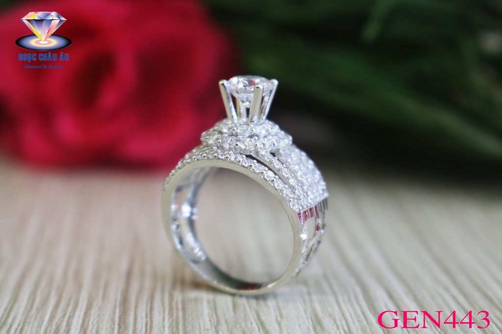 Nhẫn nữ Vàng Ý GEN443