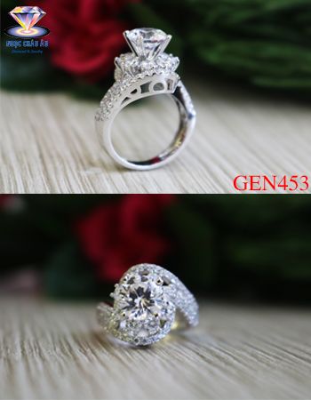 Nhẫn nữ vàng ý GEN453