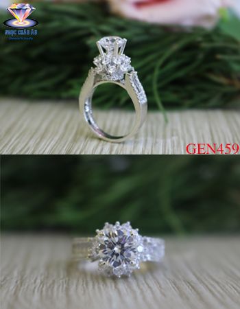 Nhẫn nữ vàng ý GEN459