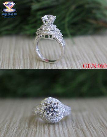Nhẫn nữ vàng ý GEN460