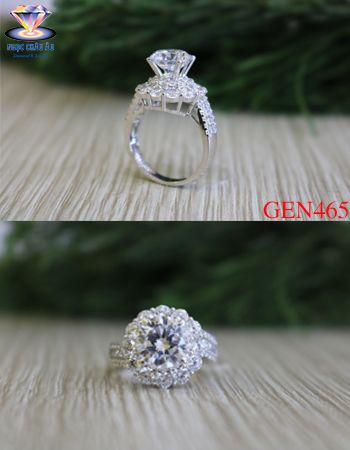 Nhẫn nữ vàng ý GEN465