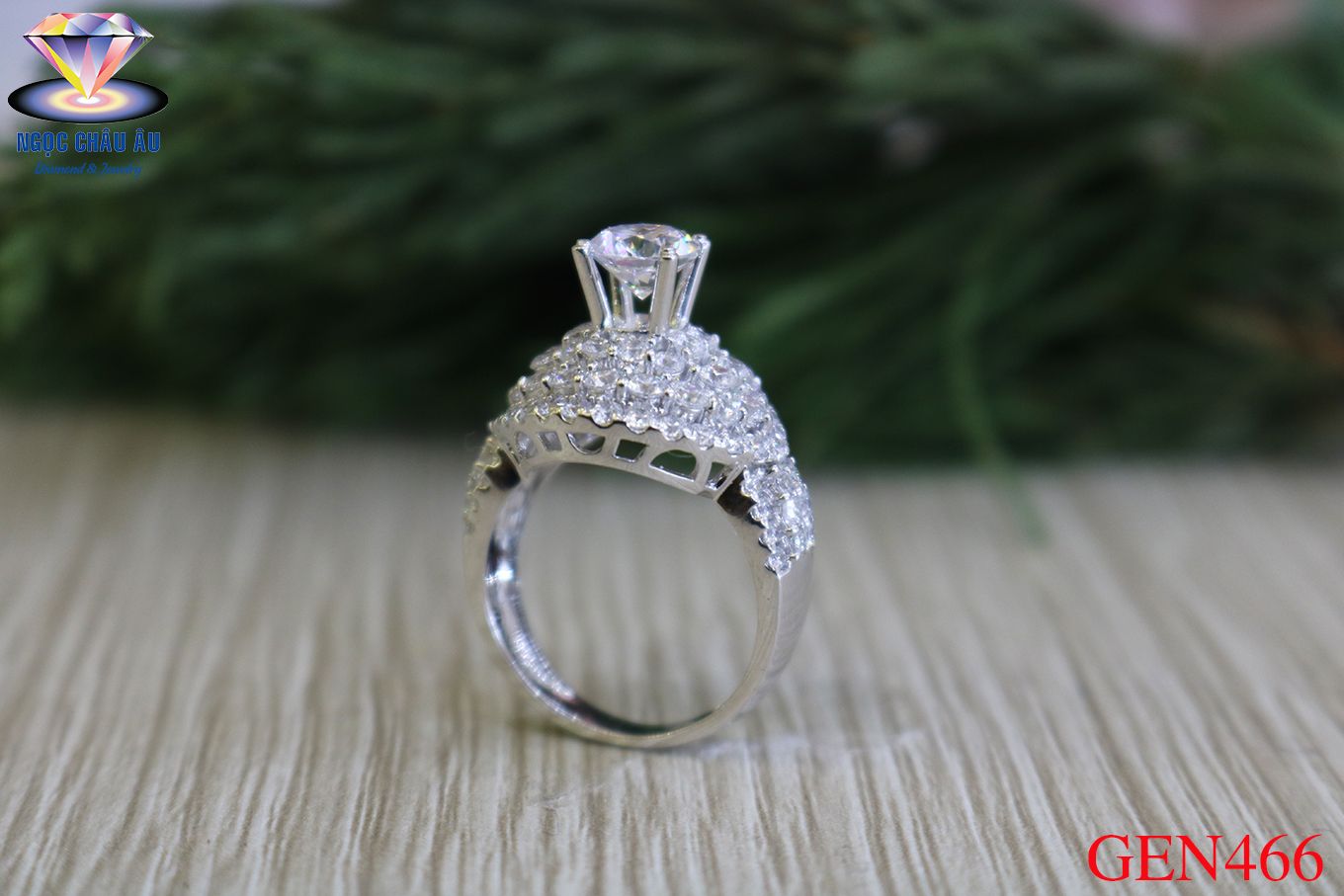 Nhẫn nữ vàng ý GEN466