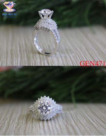 Nhẫn nữ vàng ý GEN471