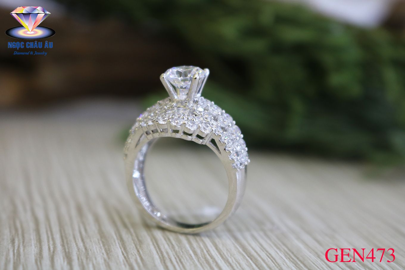 Nhẫn nữ vàng ý GEN473
