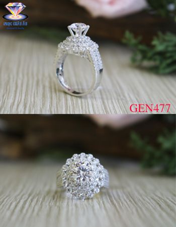 Nhẫn nữ vàng ý GEN477