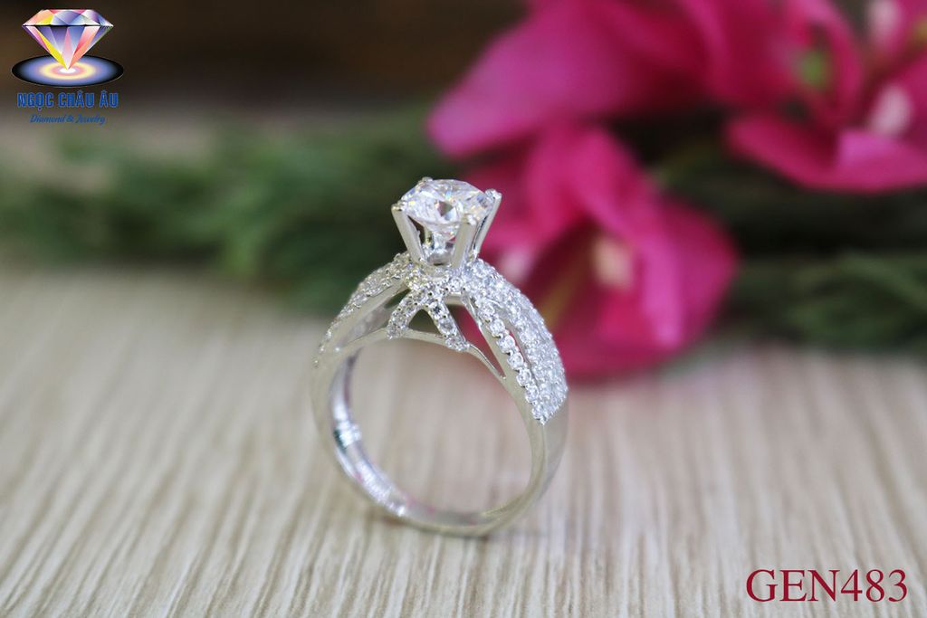 Nhẫn nữ vàng ý GEN483