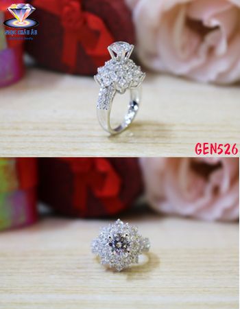 Nhẫn nữ vàng ý GEN526