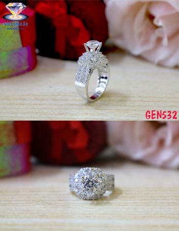 Nhẫn nữ Vàng Ý GEN532