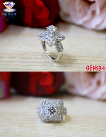Nhẫn nữ vàng ý GEN534