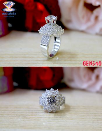 Nhẫn nữ vàng ý GEN540
