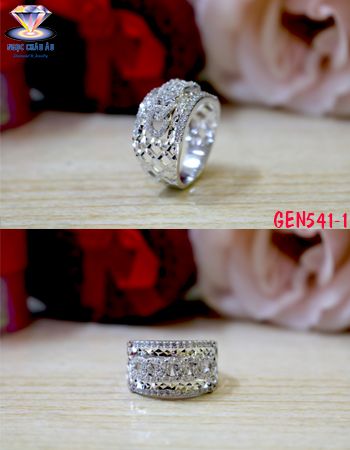 Nhẫn nữ vàng ý GEN541