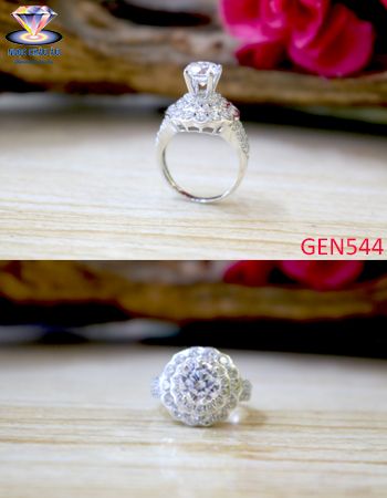 Nhẫn nữ vàng ý GEN544