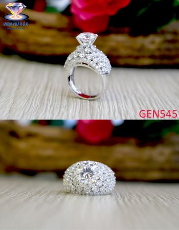 Nhẫn nữ vàng ý GEN545