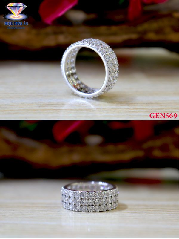 Nhẫn nữ vàng ý GEN569