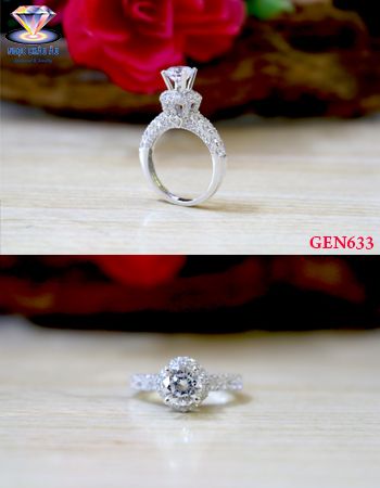Nhẫn nữ Vàng Ý GEN633