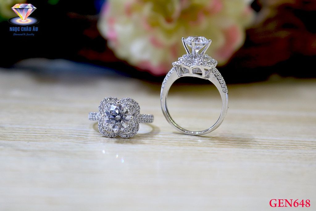 Nhẫn nữ Vàng Ý GEN648