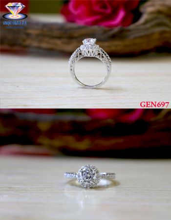 Nhẫn nữ Vàng Ý GEN697