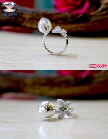 Nhẫn nữ vàng ý GEN699