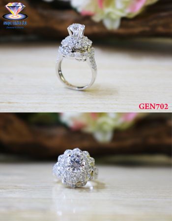 Nhẫn nữ Vàng Ý GEN702