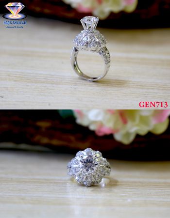 Nhẫn nữ Vàng Ý GEN713