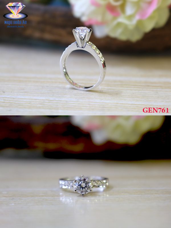 Nhẫn nữ Vàng Ý GEN761