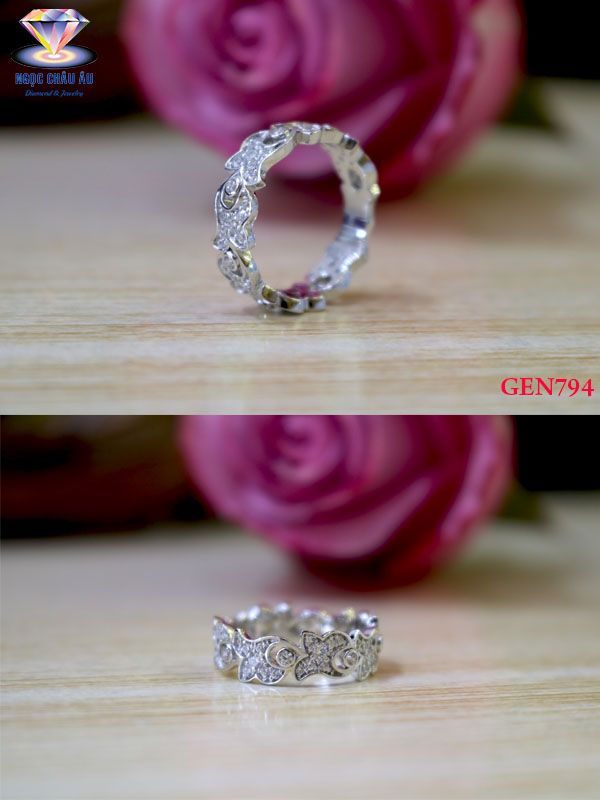 Nhẫn nữ vàng ý GEN794