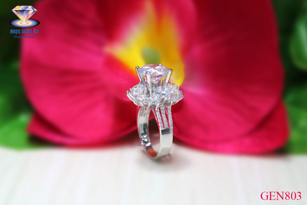 Nhẫn nữ vàng ý GEN803